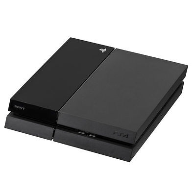 PS4) - 500 GB Jet Black Console ONLY