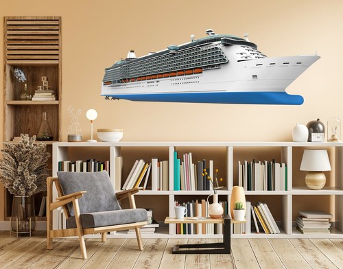 3D Handelsschiff H71 Auto Wallpaper Wandbild Poster Wandaufkleber Transport Hone - Picture 2 of 5