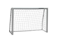 Hudora FußBalltor Expert 180 - Pulverbeschichtet FüR Outdoor, Farbe Grau