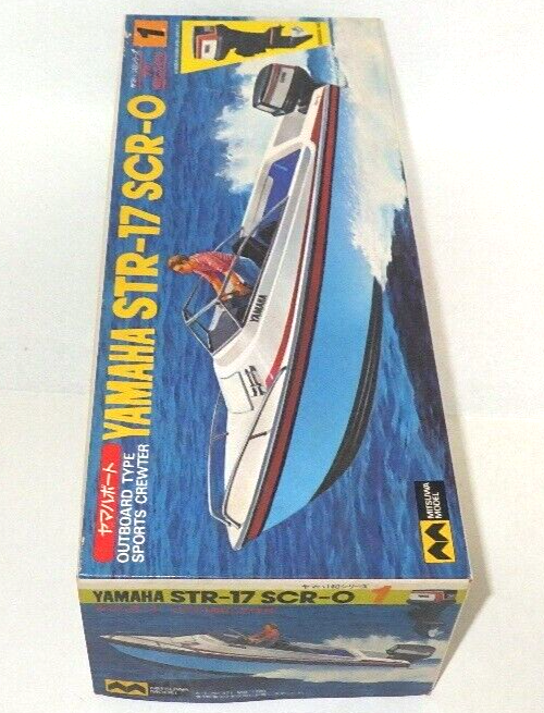 Vintage MITSUWA YAMAHA STR-17 SCR-O Model Kit Boat With 140 Vintage MITSUWA YAMAHA STR-17 SCR-O Model Kit Boat With 140