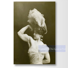 Impresión fotográfica de colección artista trapecio mujer fuerte artista intérprete de circo Laverie Vallee