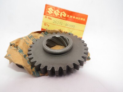 NOS Suzuki RM50 DS80 RM80 1977-2000 Genuine Kick Starter Drive Gear 26241-46000