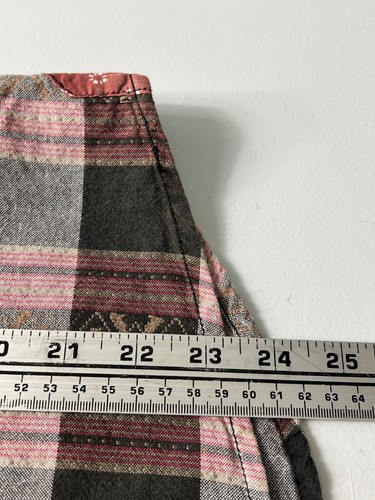 We the Free People Small Shirt Western Plaid Patchwork Button-Up Cowgirl Rodeo - Picture 9 of 9