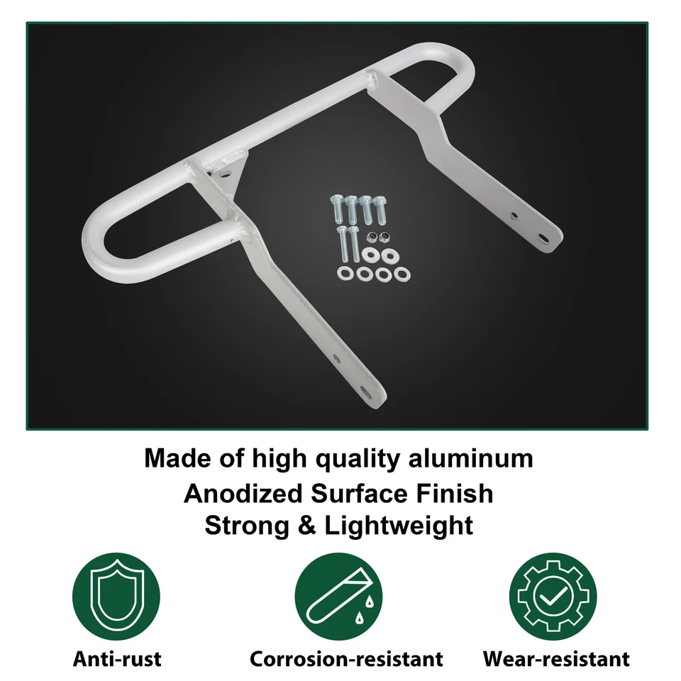 Soporte de parachoques trasero de acero de aluminio para Yamaha Raptor 660 660R YFZ450 Foto 2 de 4