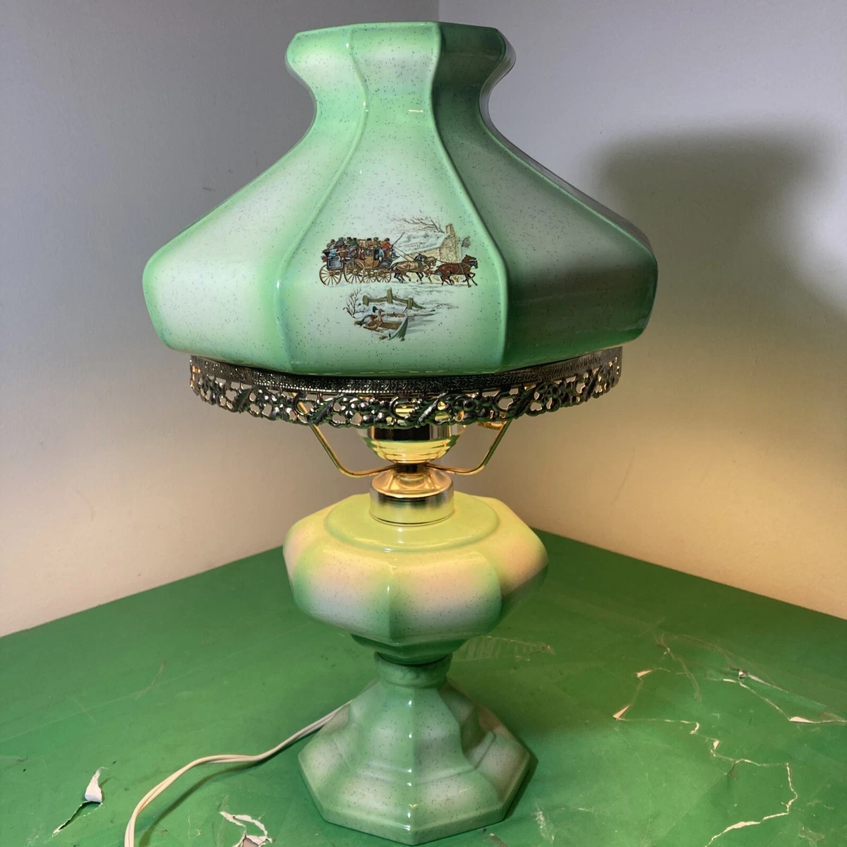 Green sale ceramic lamp
