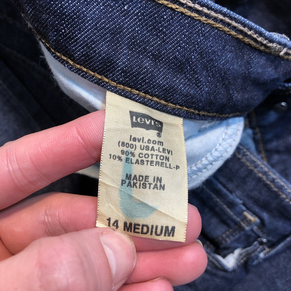 Vtg Levis 544 Ultimate Lift Bootcut Jeans Womens Tag 14 X