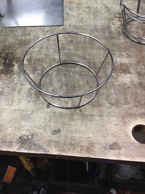 Wire Ring Basket Serving Dish Holder Decor Lot Of 3