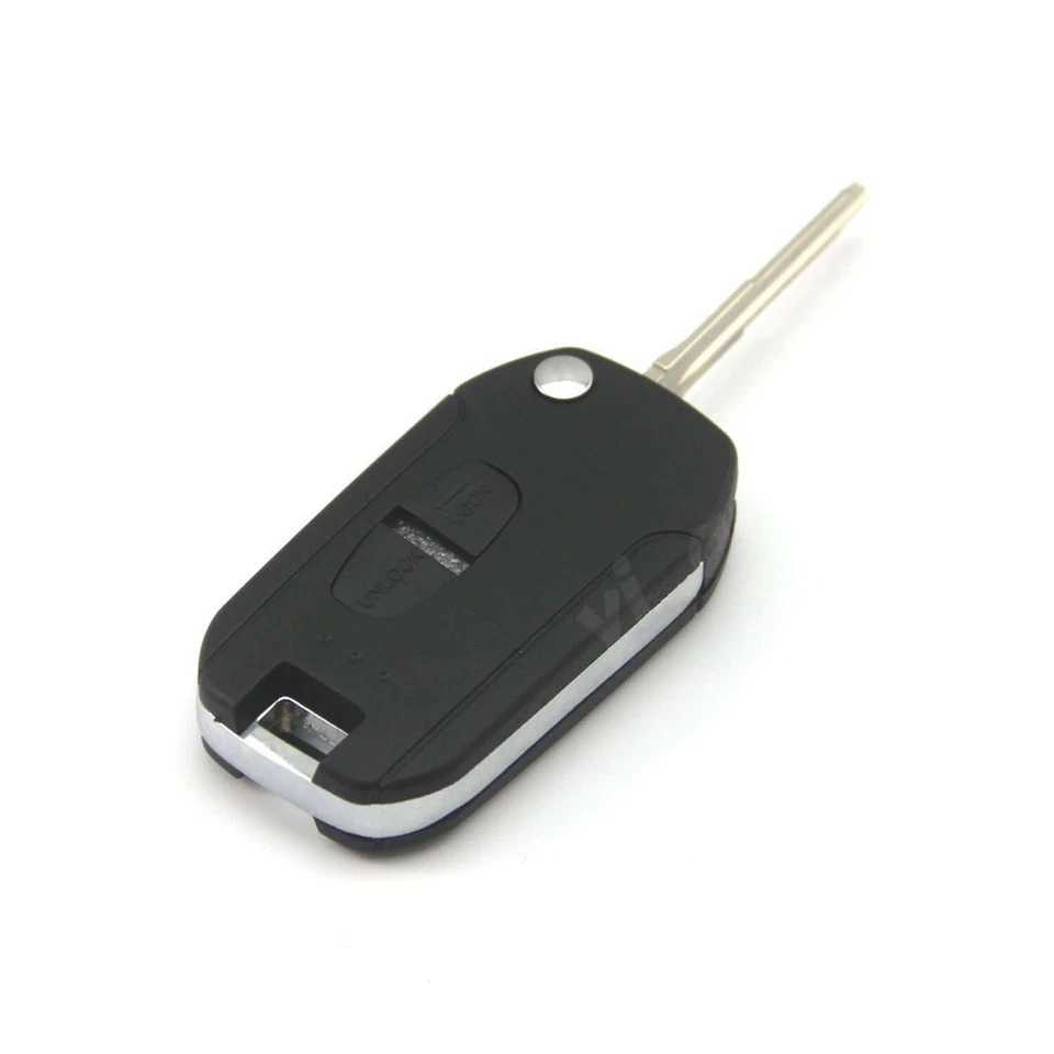 Funda Carcasa Llave Abatible Remoto Remodelación Para Mitsubishi Outlander Lancer EVO 2 Botones Foto 2 de 4