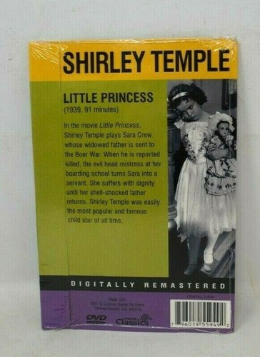 Little Princess DVD Shirley Temple Digitally Remastered - Brand New - Picture 2 of 2