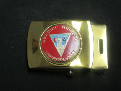 1971 World Jamboree US Contingent Web Belt Buckle         WF