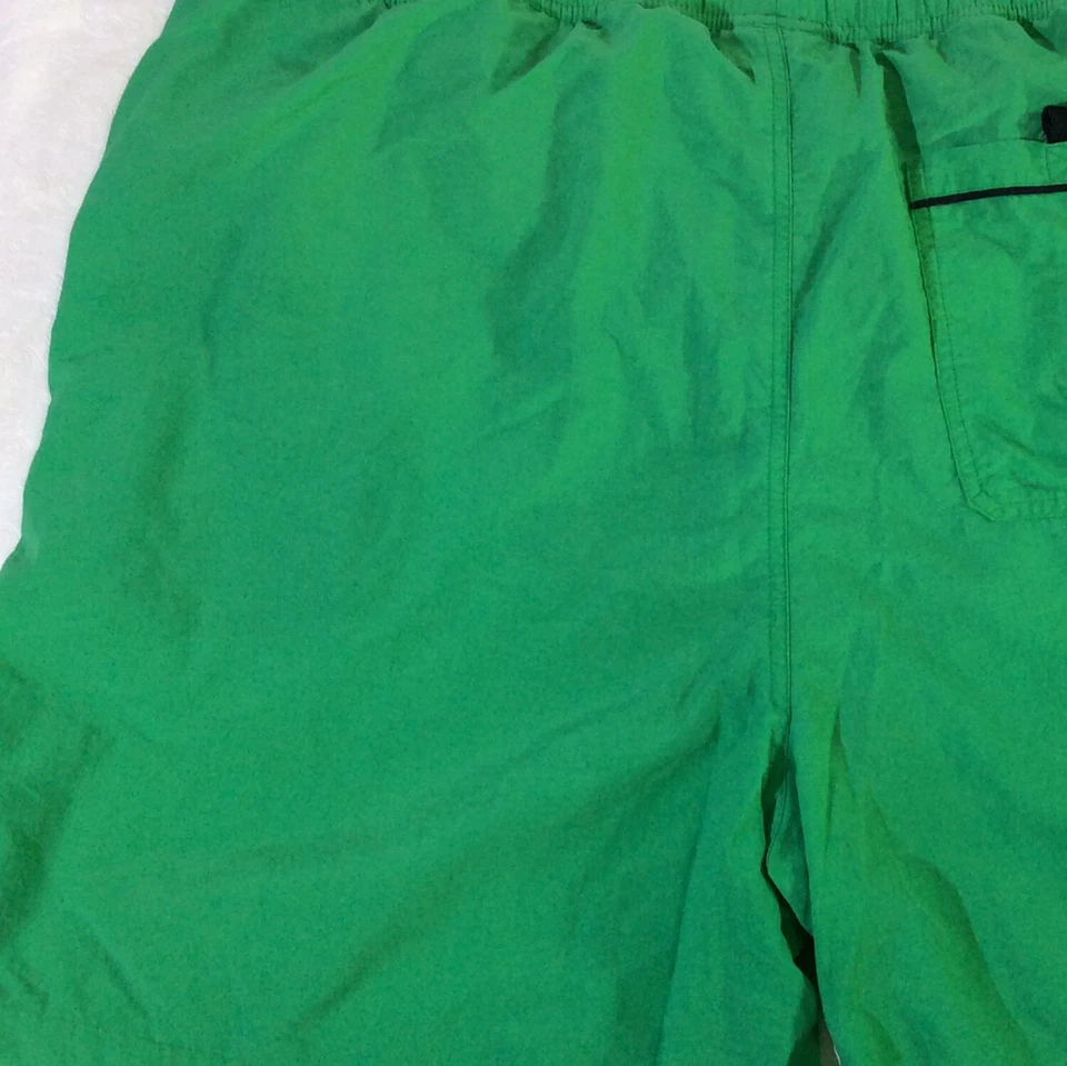 Chaps 泳裤男式 2XL 绿色短裤 Baggies 抽绳网眼衬里口袋 — 第 4/4 张图片