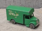 VINTAGE Matchbox Lesney Moko Bedford Removal Van 17 Green with Gray Wheels