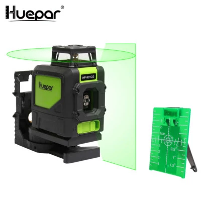 Huepar 360 Grad Linienlaser Selbstnivellierenden Laser Level mit Pulsfunktion - Bild 1 von 4