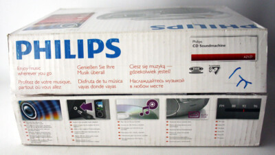 PHILIPS CD SOUNDMACHINE AZ127 CASSETTE TAPE RADIO PLAYER PORTABLE