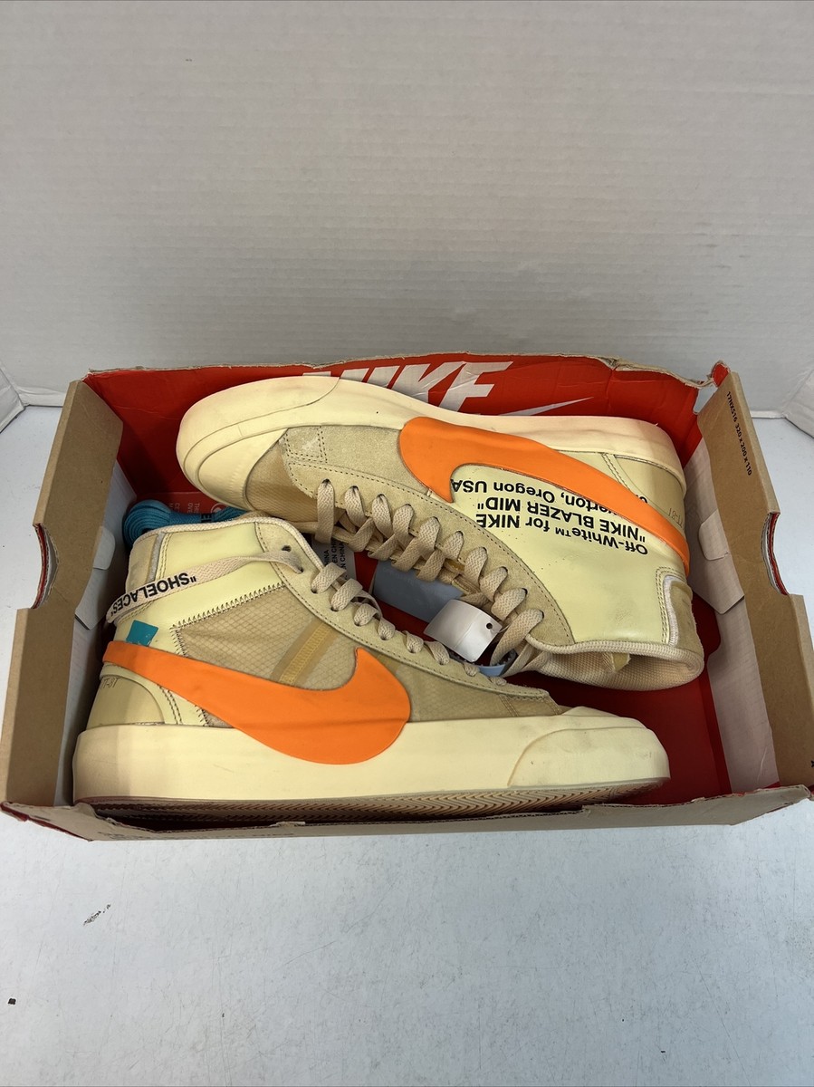 靴 NIKE BLAZER MID OFFWHITE AA3832 700 Nike Off-White x Blazer Mid All Hallows Men's AA3832-700 | eBay