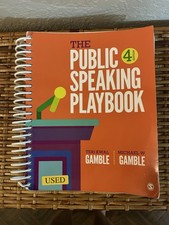 The Public Speaking Playbook 4th Edition Spir...
