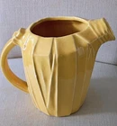 VINTAGE MCCOY POTTERY STRAP LEAF PITCHER