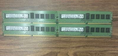 LOT OF 4 SK Hynix KOREA 8GB 2RX8 PC4-2133P-RE0-10 SERVER RAMS