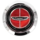 1970 Fairlane Falcon 1970-77 Maverick 1970-71 Torino; Magnum 500 Center Cap; Red