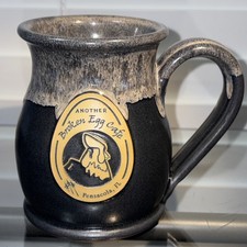 2016 Deneen Pottery “Another Broken Egg Cafe” Mug Drip Glaze Pensacola,FL. image