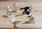 Vtg 1982 Star Wars Micro Collection Die Cast Figures StormTroopers Set Of 5