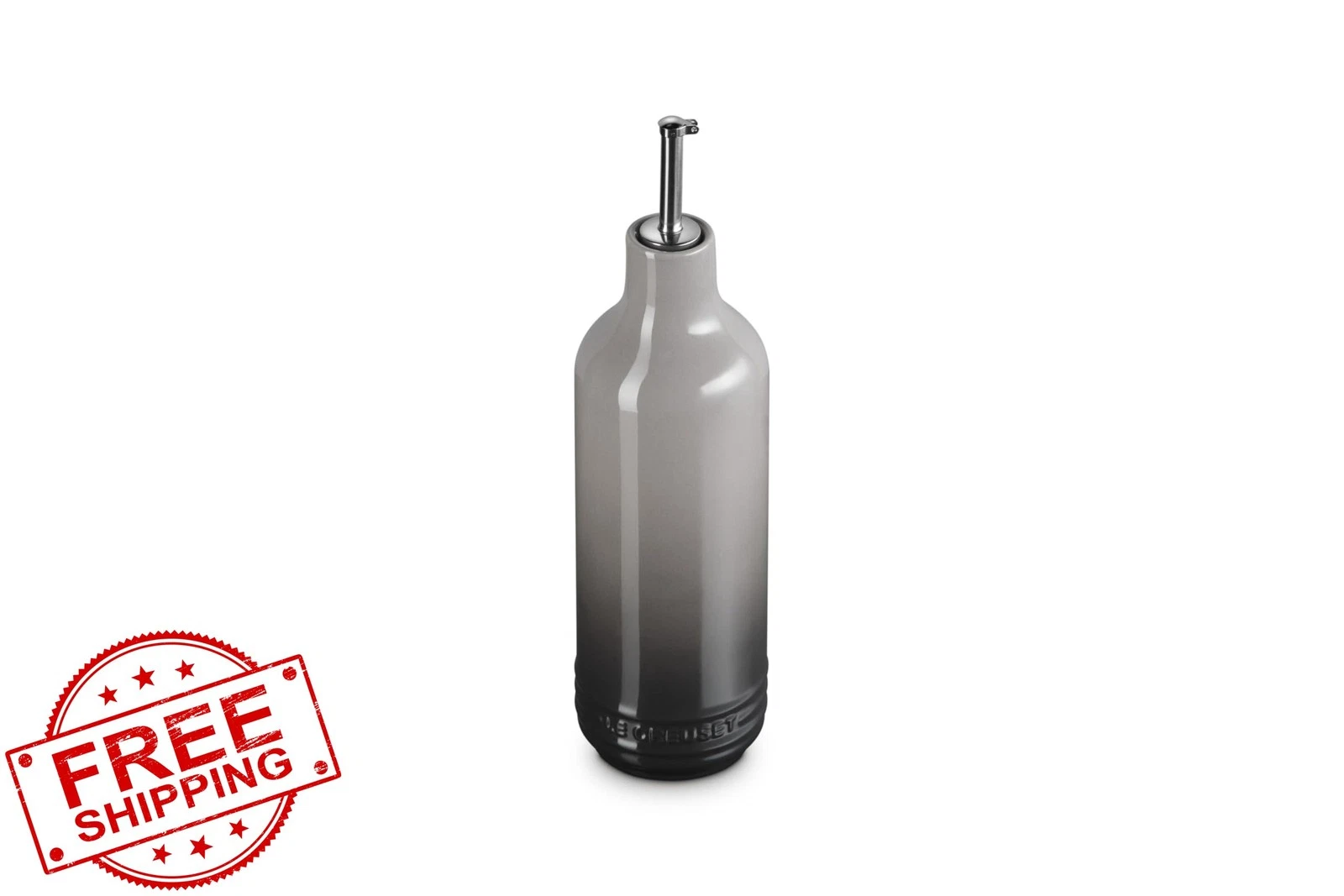 Le Creuset Oyster Stoneware Signature Oil Cruet 20 oz