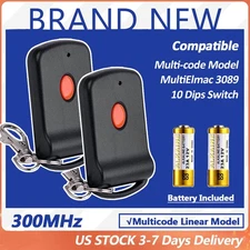 Sale 2 For Linear/MultiCode Gate Remote Control Opener 1089/3089/3070/3060/8911