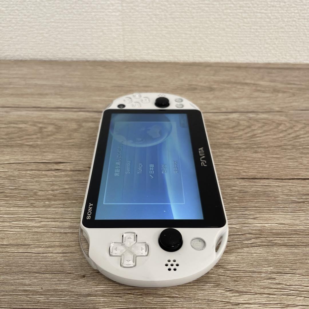 SONY - PS VITA 本体 PCH-2000-ZA22 Glacier White SONY PlayStation Vita Wi-Fi Model Glacier White PCH-2000