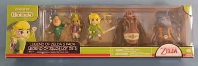 World Of Nintendo Legend Of Zelda 5 Pack Set Figures New In Box