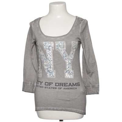 Key Largo, Langarmshirt, Größe: S, model: dls newyork round, Grau #ZEy