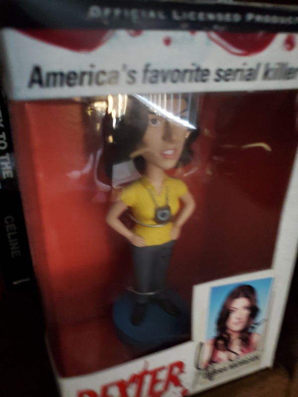 Dexter Signed Bobblehead Of Debra Character