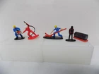 Vintage -  Miniature 1/64th scale Racing Pit Crew Figures