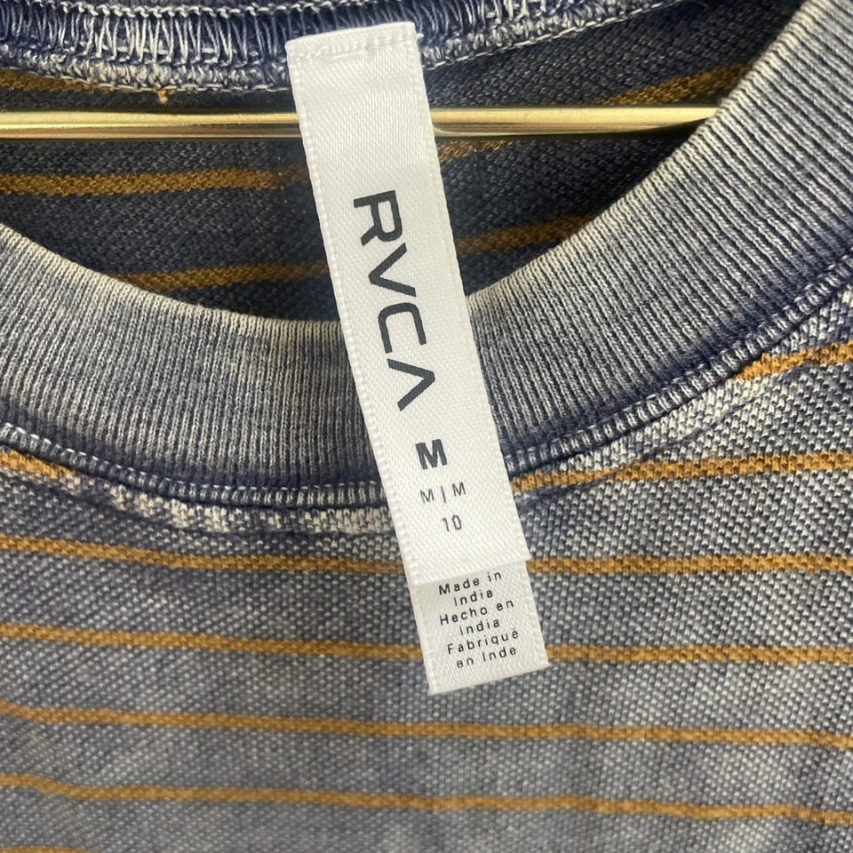 RVCA 衬衫裙 M 铜蓝色条纹  — 第 3/4 张图片