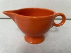 Vintage Fiesta Original Red Creamer Ring-handle Homer Laughlin