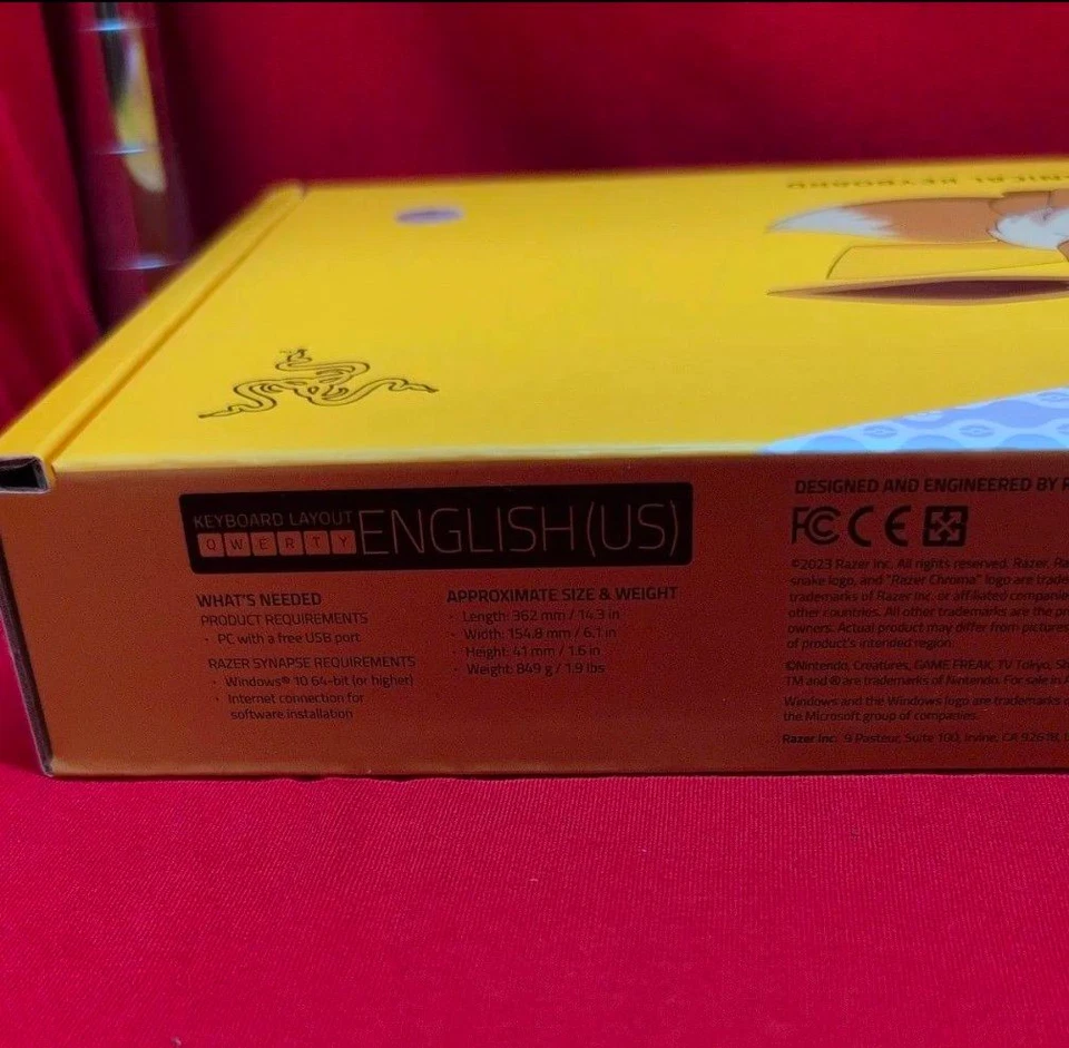 Razer BlackWidow V3 Tenkeyless – Green Switch – US – Pokémon Edition - Image 3 of 4