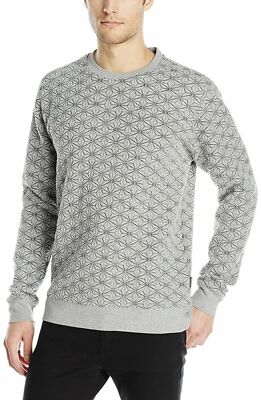  Threads 4 Thought Men's Quilted Snowflake Crew Neck Sweatshirt