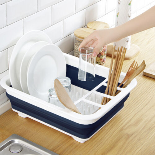 Collapsible Dish Drying Rack Over Sink Drying Rack Dish Rack for Kitchen Counter - Bild 6 von 21