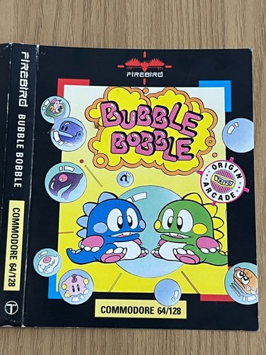 Firebird Bubble Bobble Commodore 64 Cassette - Working -👽👾Retro Gift Idea👾👽 - Afbeelding 18 van 24