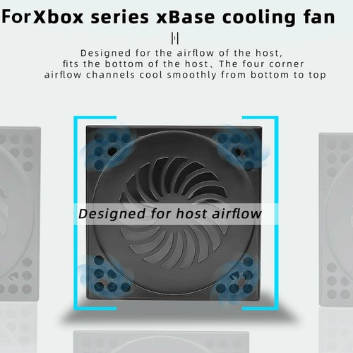 Adjustable Dual Fast Cooling Fan Charging Stand LED For Xbox Series X Console - Picture 10 of 14