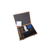 Gunmaster Univ Select 63 Pc Gun Cleaning Kit Wood Case Gunmaster Univ Select 63 Pc Gun Cleaning Kit Wood Case