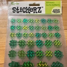 Darice Stickierz shamrock st. patrick's day scrapbooking crafts of 4