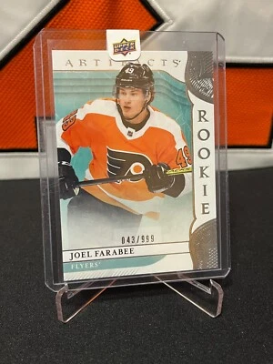Joel Farabee # Flyers # 2019-20 UD ARTIFACTS Hockey ROOKIE /999 #RED202 - Bild 1 von 2