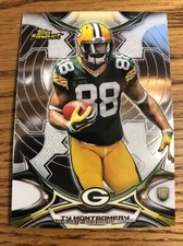 Ty Montgomery RC 2015 Topps Finest Packers Card #9  *7117*