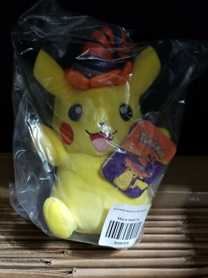 Pikachu Halloween Witch Hat Plush Wicked Cool Toys 8 