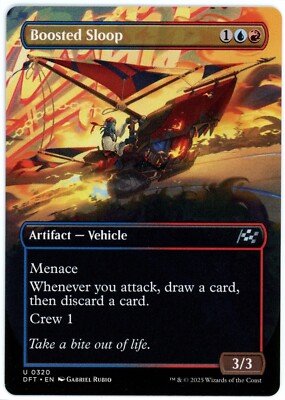Boosted Sloop (Borderless) - 0320 - Aetherdrift - MTG - NM/M