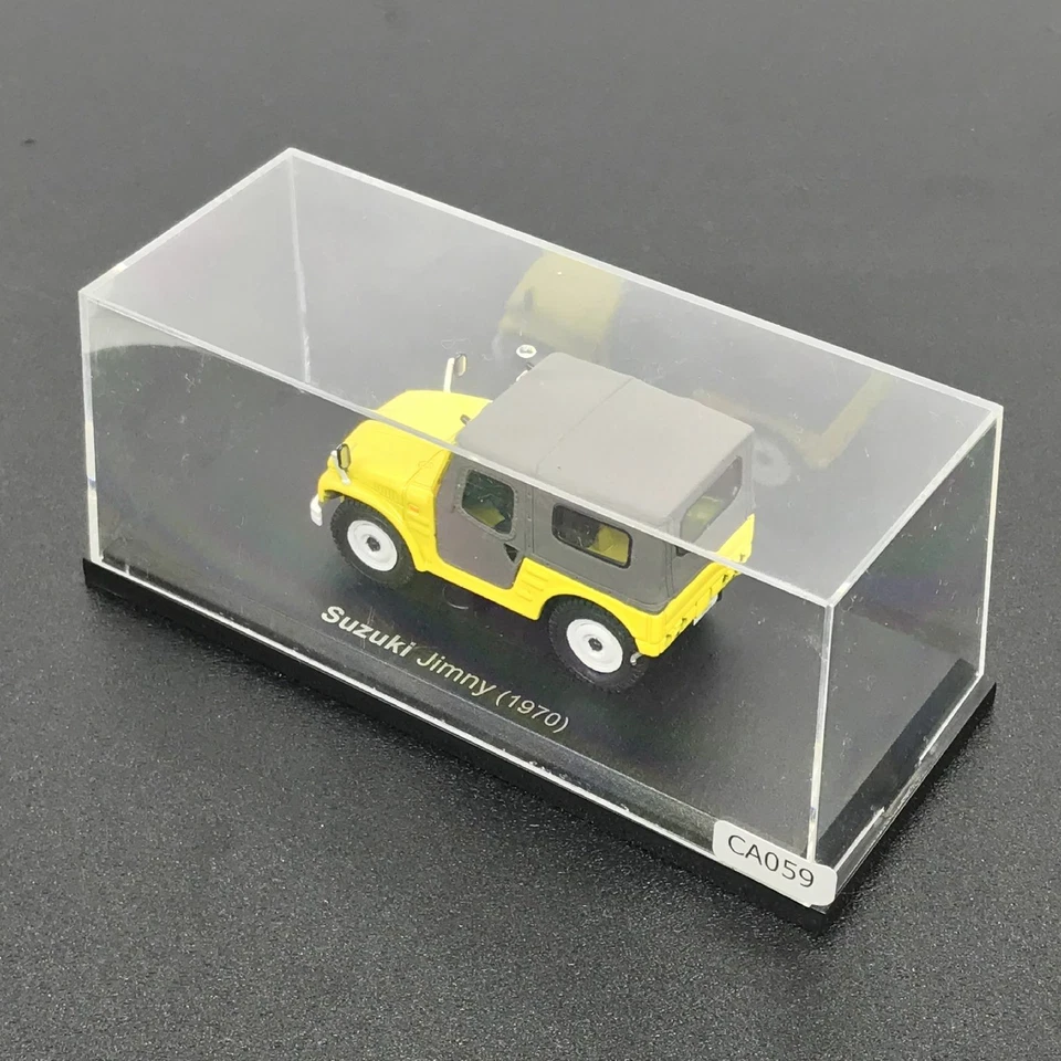 Mini Coche Suzuki Jimny 1970 Amarillo Escala 1/43 Caja Exhibición Diecast Vol 59 Foto 4 de 4