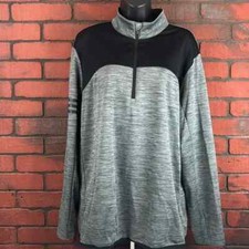 Adidas Quarter Zip Womans Large Grey