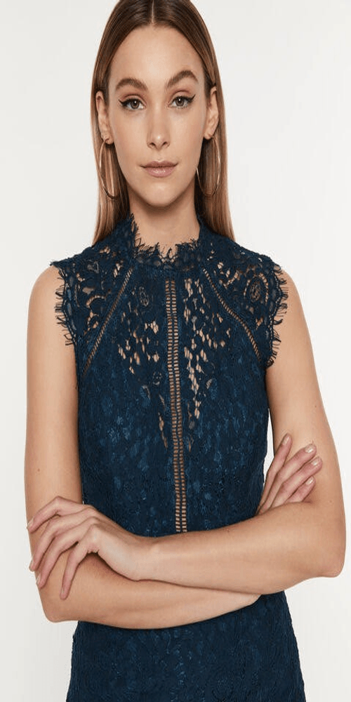 BARDOT LACE PANEL DRESS | eBay