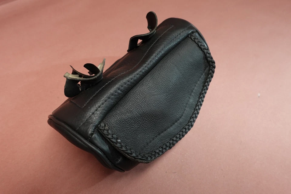 Harley Davidson Heritage Softail bolsa de herramientas de cuero 2001-2006 Foto 3 de 4