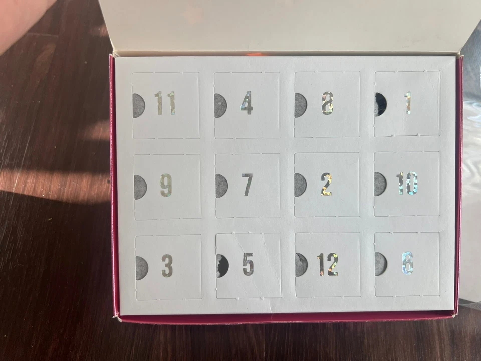 Meri Meri Enamel Pin Christmas Advent Calendar - Countdown 24 Pins Holiday - Image 3 of 3